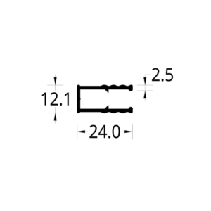 VERTICAL NAVE DIVISION DE BAÑO COLGANTE VITRAL