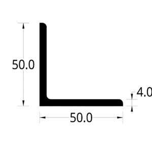 ANGULO GRADERIAS (50 X 50 X 4) mm.