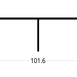 DUCTO ELECTRICO CON SEPARADOR (4 X 1 ¾)"  (101.6 X 44. 4) mm.