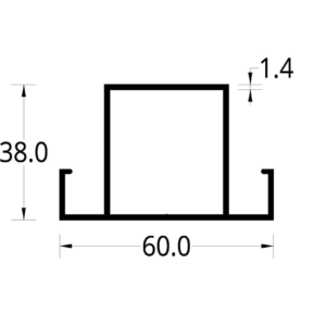 DOBLE PEINAZO (60 X 38) mm.