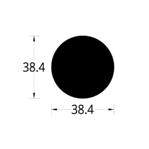 BARRA CIRCULAR (1 1/2)"  (38.4) mm.