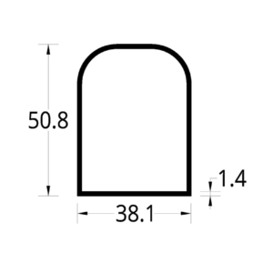 PASAMANOS (50.8  X  38.1) mm.