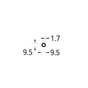 TUBO CIRCULAR (3/8)" (9.5) mm. ESPESOR 1.65 mm.