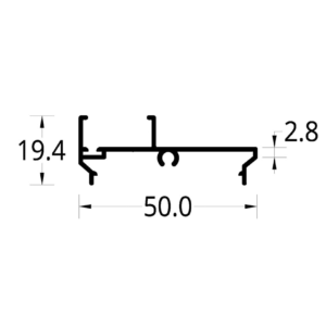 JAMBA V.C. 4020/5020 (50 X 19.4) mm.
