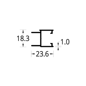 TRASLAPE  V.C. 4020/5020 (23.6 X 18.3) mm.