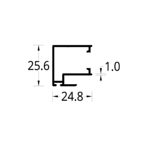 ENGANCHE  V.C. 4020/5020 (24.8 X 25,6) mm.