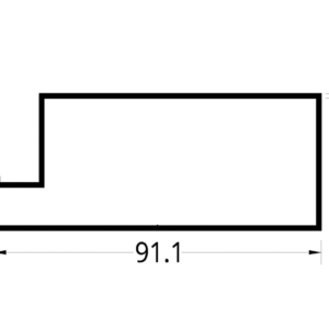 PEINAZO MEDIANO (91.1 X 38.1) mm.