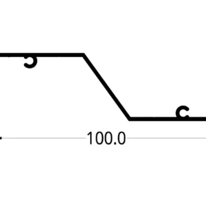 REJILLA VERTICAL FIJA (100 X 30) mm.