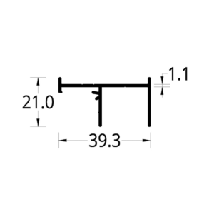 CABEZAL ASTRAL 1.6 (39.3 X 21) mm.