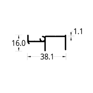 JAMBA MOVIL ASTRAL 1.6 (38.1 X 16) mm.