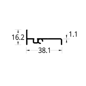 JAMBA FIJA ASTRAL 1.6/ JAMBA CUERPO FIJO ASTRAL (38.1 X 16.2) mm.