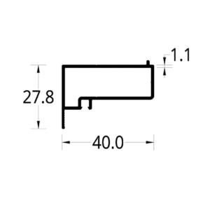 DIVISOR PANORAMICO ASTRAL 1.6 (40 X 27.8) mm.
