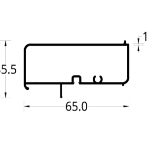 DIVISOR PANORAMICO ASTRAL 1.7 (65 X 35.5) mm.