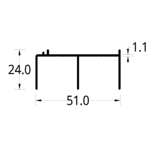 CABEZAL ASTRAL 1.7/2.0 (51 X 24) mm.