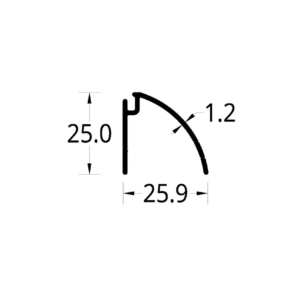 PISADOR  ASTRAL 1.7/2.0/COLOSAL 2.6 (25.9 X 25) mm.