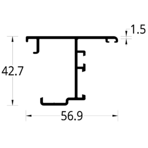 ADAPTADOR SIDERAL 2.4 (56.9 X 42.7) mm.