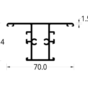 DIVISOR SIDERAL 2.4 (70 X 39.4) mm.