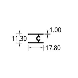 HORIZONTAL SUPERIOR VC 4025/3825 (35.6 X 22.6) mm