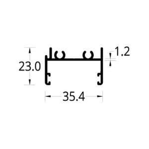 JAMBA SATELITAL 2.6 (35.4 X 23) mm.