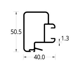 ENGANCHE REFORZADO COLOSAL 2.6  (40 X 50.5) mm.