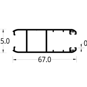 PERIMETRAL NAVE COLOSAL 345 (67 X 25) mm.