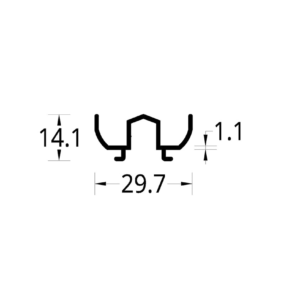 ADAPTADOR COLOSAL 345 (29.7 X 14.1) mm.