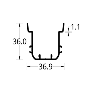DOBLE ENGANCHE COLOSAL 345 (36.9 X 36) mm.