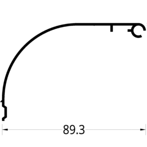 TAPA DE VENTILACION FACHADA MAXIVENT (89.3 X 60.7) mm.