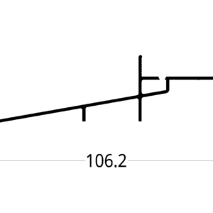 SILLAR ALFAJIA CUERPO FIJO ASTRAL 1.6/1.7 (106.2 X 38.9) mm.