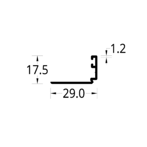 PISAVIDRIO 30 mm. VP 3831 (29 X 17.5) mm.