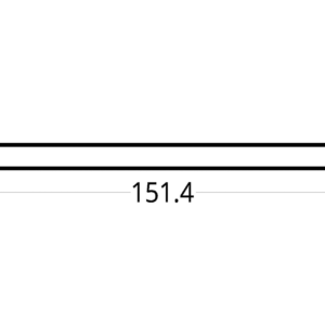 ENCHAPE TUBULAR (151 X 10) mm.