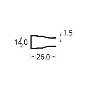 "U " DIVISION DE BAÑO LIVIANA