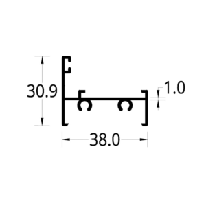 MARCO AUTORROSCANTE VP 3831 (38 X 30.9) mm.