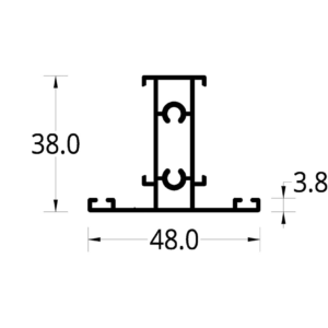 DIVISOR VP 3831 (48 X 38) mm.