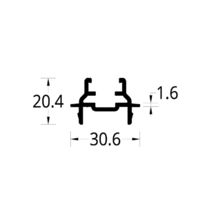 ADAPTADOR KIMBAYA/KALIMA (30.6 X 20.4) mm.