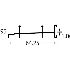 SILLAR P.C. 2044/744 (64.25 X 16.95) mm.