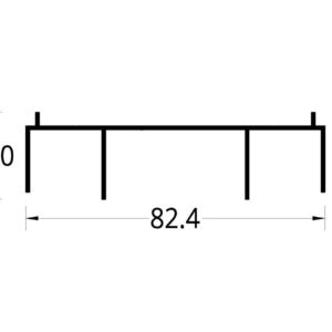 CABEZAL P.C. 2025/8025 (82.4 X 24) mm.