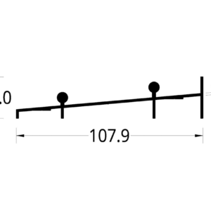 SILLAR P.C. 2038 PLUS/7038 (107.9 X 24) mm.