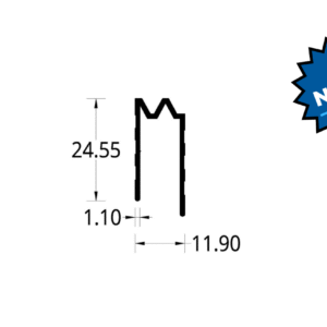PERFIL UNION BAUL (11.9 X 28.2)mm