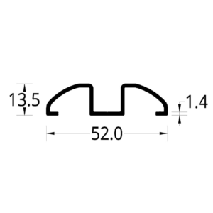 SILLAR DE SOBREPONER AWA (52 X 13.5) mm.