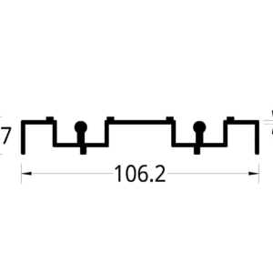 SILLAR DE EMPOTRAR P.C. 2038 PLUS/7038 (106.2 X 16.7) mm.