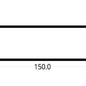 TUBULAR (6 X 2)" (150 X 50) mm. ESPESOR 3 mm.