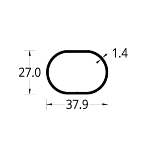 MALAYO PEQUEÑO (37.9 X 27) mm.