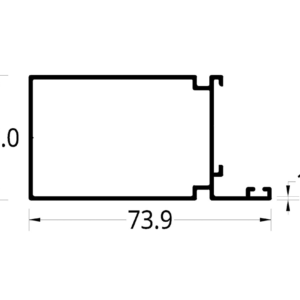 TUBULAR CON ADAPTADOR VP 3831 (2 X 1 ½)" (73.9 X 38) mm.