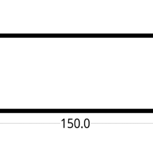 TUBULAR (6 X 2 1/2)"  (150 X 63) ESPESOR 3 mm.