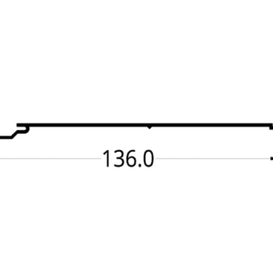 ENCHAPE LISO (136) mm.