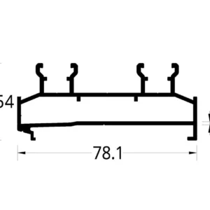 MARCO PERIMETRAL KIMBAYA/KALIMA (78.1 X 33.54) mm.