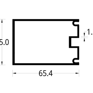 VERTICAL HORIZONTAL FACHADA VIT 45 (65.4 X 45) mm.