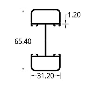 ADAPTADOR REFORZADO COLOSAL 2.6 (65.4 X 31.2) mm
